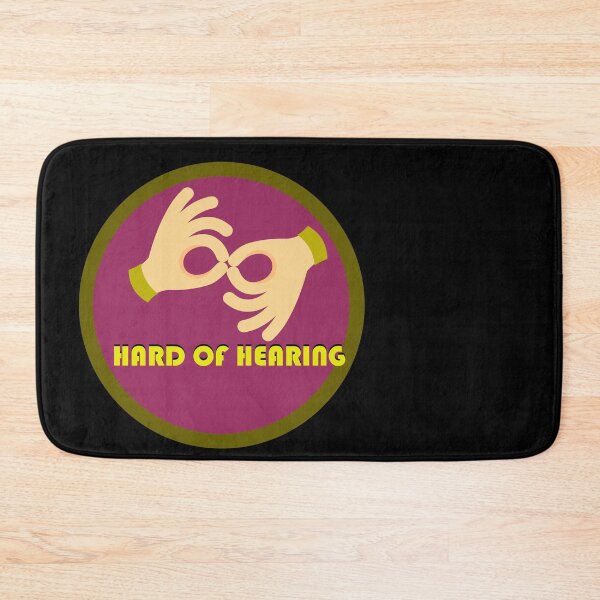 Item preview, Hearing Impaired - hard of hearing  - hearing aid ( emblem for the hearing impaired ) designed and sold by 0umStore.