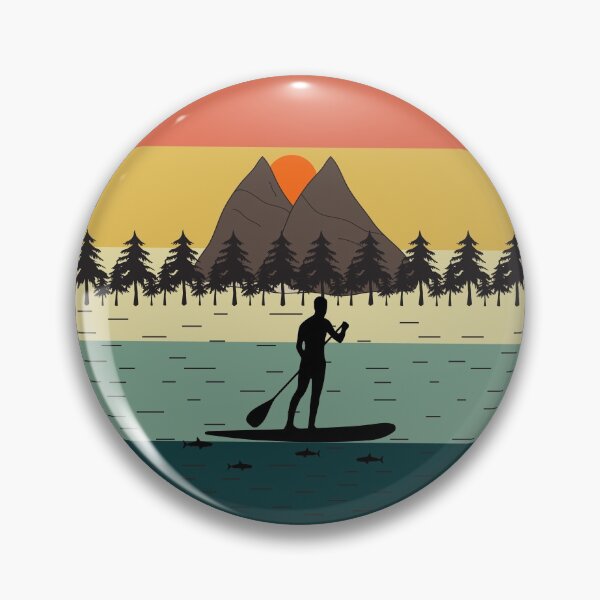 Item preview, Vintage Retro Paddleboarding Paddleboard Paddle Water sports Funny Gift designed and sold by TastefulTees.