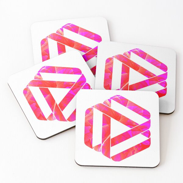 Item preview, Hot Red Pink Mobius Strip on White designed and sold by Shapes-Mania.