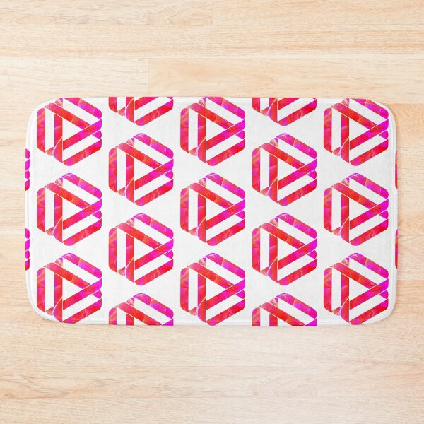 Item preview, Hot Red Pink Mobius Strip on White designed and sold by Shapes-Mania.