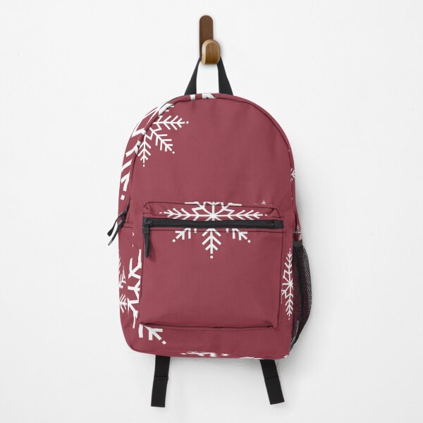 Item preview, Snow flakes burgundy Christmas designed and sold by Latte Design.