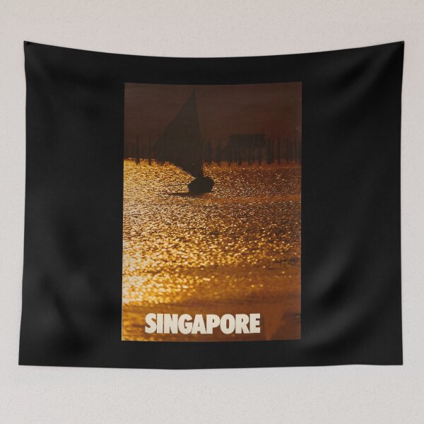 Artikelvorschau, retro Singapore entworfen und verkauft von CorasPosters.