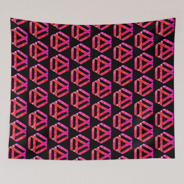 Artikelvorschau, Hot Red Pink Mobius Strip entworfen und verkauft von Shapes-Mania.