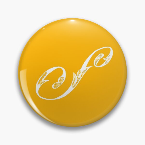 Item preview, Vintage Stylish White Mustard Yellow Monogram Letter S designed and sold by Vintage-TM.