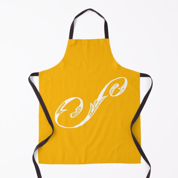 Item preview, Vintage Stylish White Mustard Yellow Monogram Letter S designed and sold by Vintage-TM.