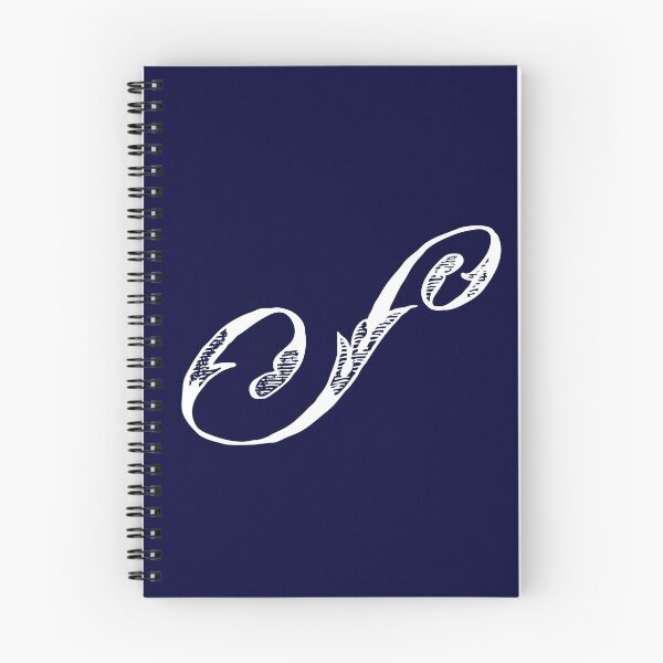 Item preview, Vintage Stylish White Navy Blue Monogram Letter S designed and sold by Vintage-TM.