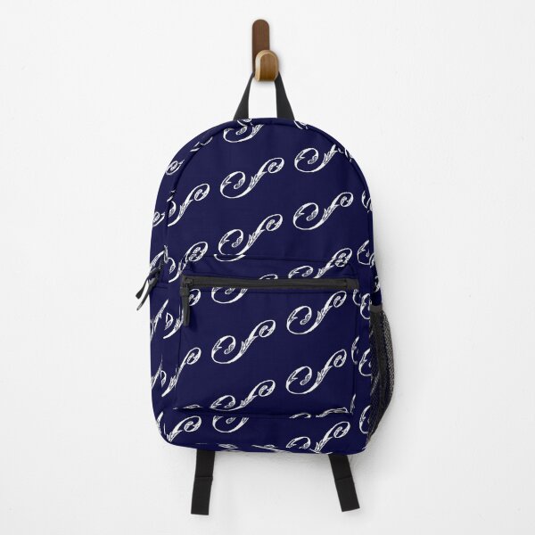 Item preview, Vintage Stylish White Navy Blue Monogram Letter S designed and sold by Vintage-TM.
