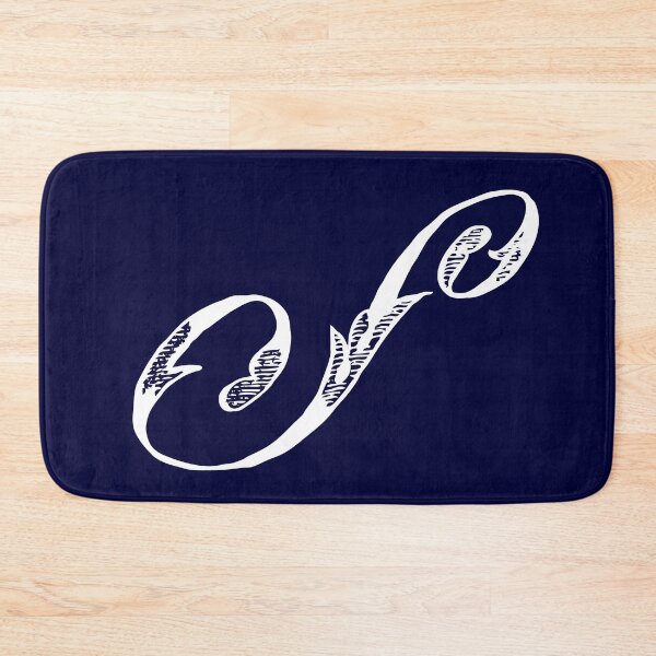 Item preview, Vintage Stylish White Navy Blue Monogram Letter S designed and sold by Vintage-TM.