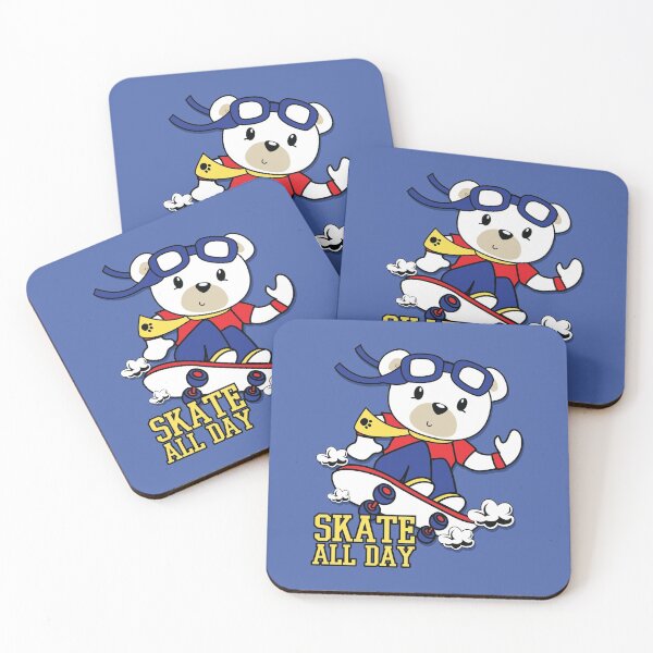 Item preview, Teddy Skateboarding designed and sold by wazoosi.