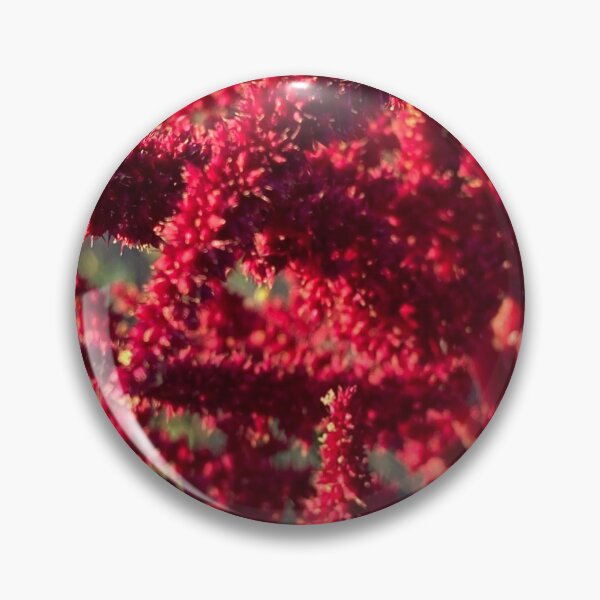 Item preview, Long Red Flowers in a Garden designed and sold by ZeroMostel.