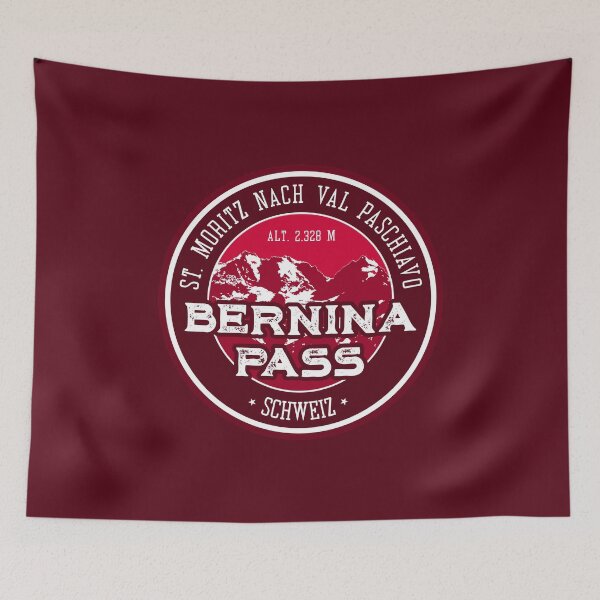 Item preview, Bernina Pass Switzerland T-Shirt + Sticker designed and sold by ROADTROOPER.