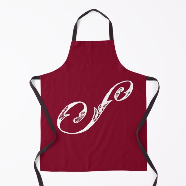 Item preview, Vintage Stylish White Burgundy Red Monogram Letter S designed and sold by Vintage-TM.