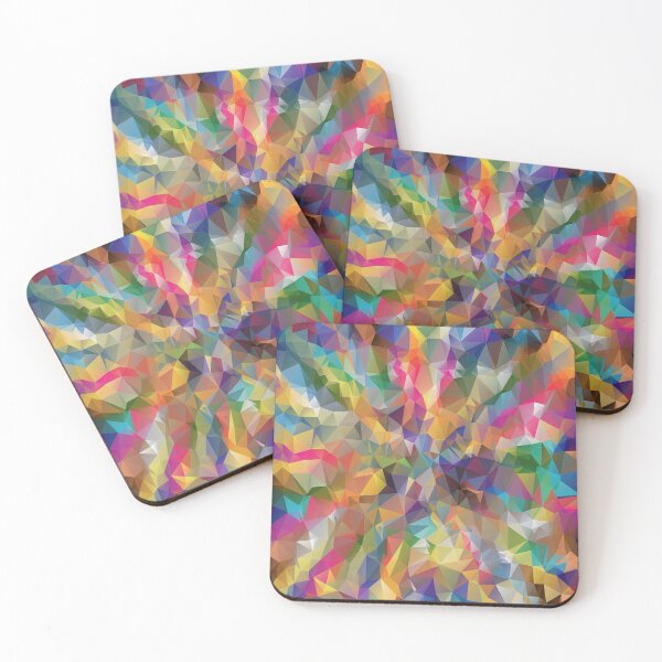 Item preview, Colourfull Polygonal Art designed and sold by customgiftstore.