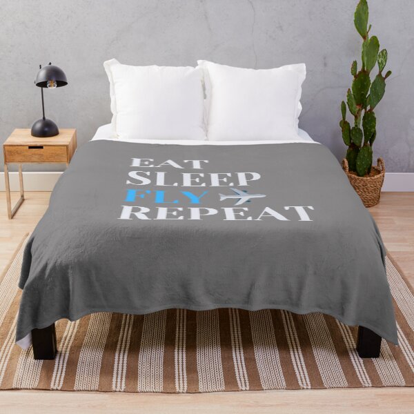Item preview, EAT SLEEP FLY REPEAT designed and sold by TheCrazyCaptain.