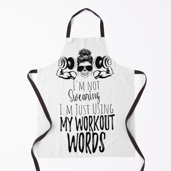Item preview, I'm Not Swearing I'm Using my Workout Words - Funny Motivational Saying designed and sold by Run to Creations.