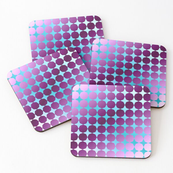 Item preview, Lilac Cyan Ombre Octagons designed and sold by Shapes-Mania.