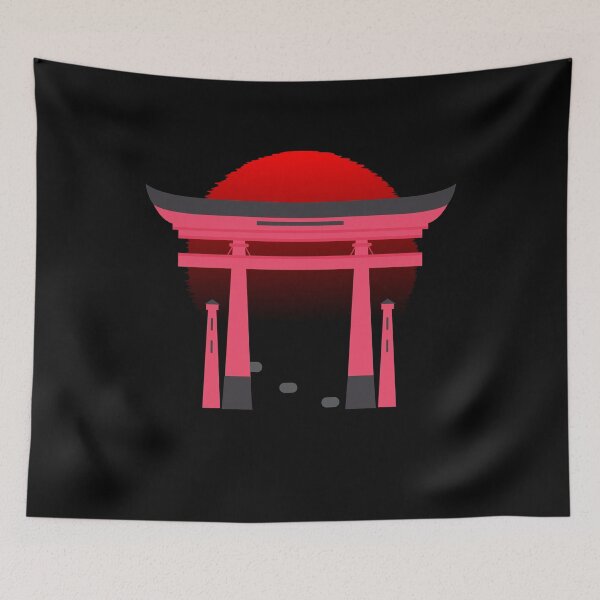 Item preview, Japanese Temple Japan Sun Art designed and sold by Ibu83.