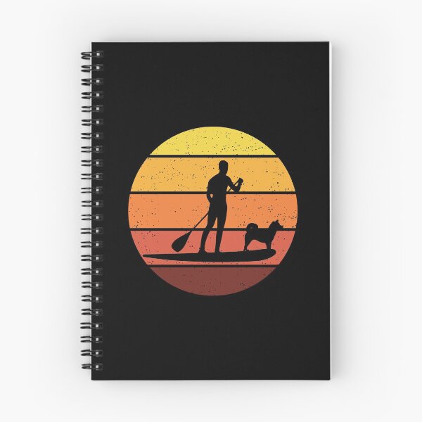 Item preview, Vintage Retro Paddleboarding Paddleboard Paddle Dog Pet Funny Gift designed and sold by TastefulTees.