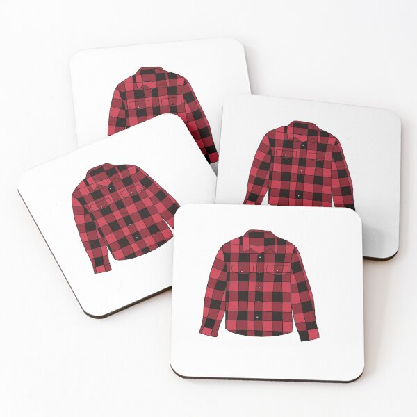 Item preview, Flannel shirt sticker designed and sold by vanessa1012.