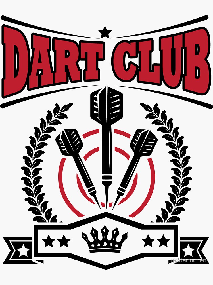 "Dart Club" Sticker for Sale by nektarinchen Redbubble