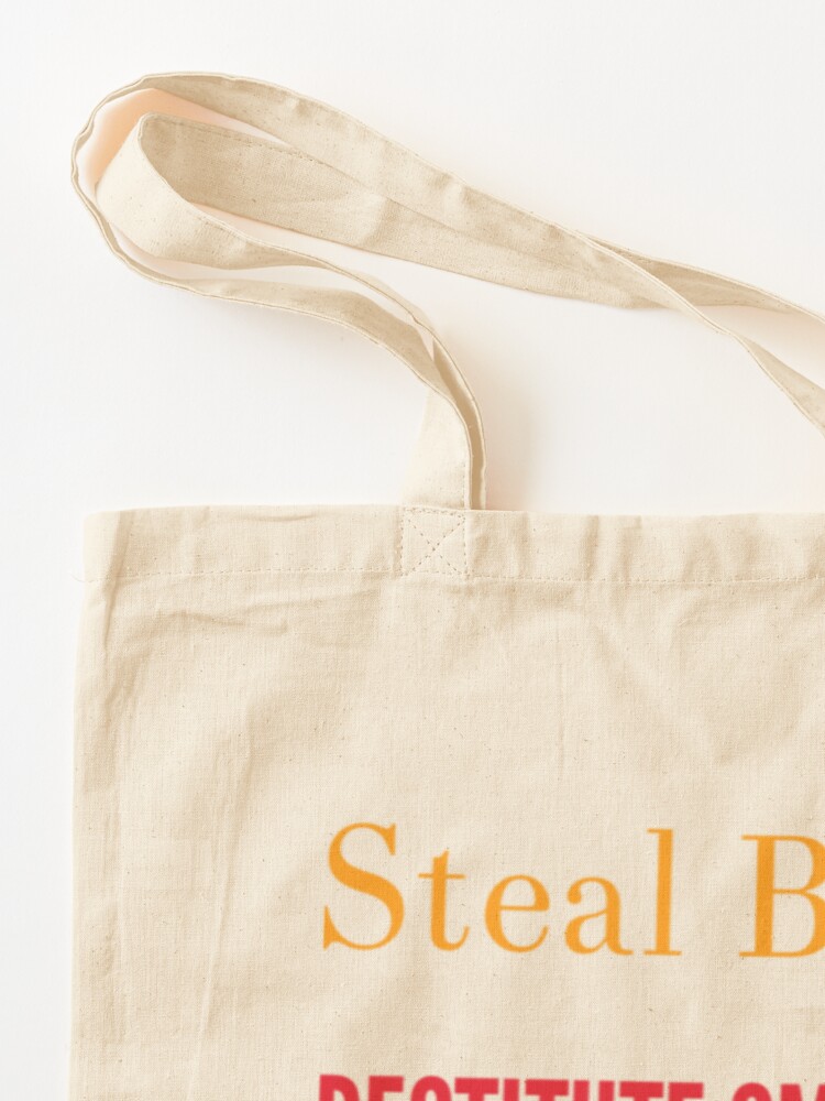 Thumbnail 3 of 5, Tote Bag, Steal Big Restitute Small Philanthropist ! designed and sold by JeanJohnJohn.