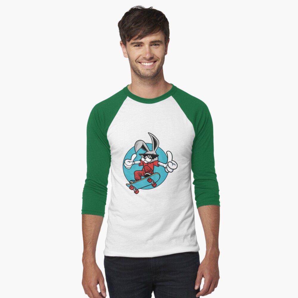Item preview, Baseball ¾ Sleeve T-Shirt designed and sold by Jill-Zone.
