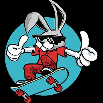 Artwork thumbnail, Skateboard Sports Inlineskates Rabbit by Jill-Zone