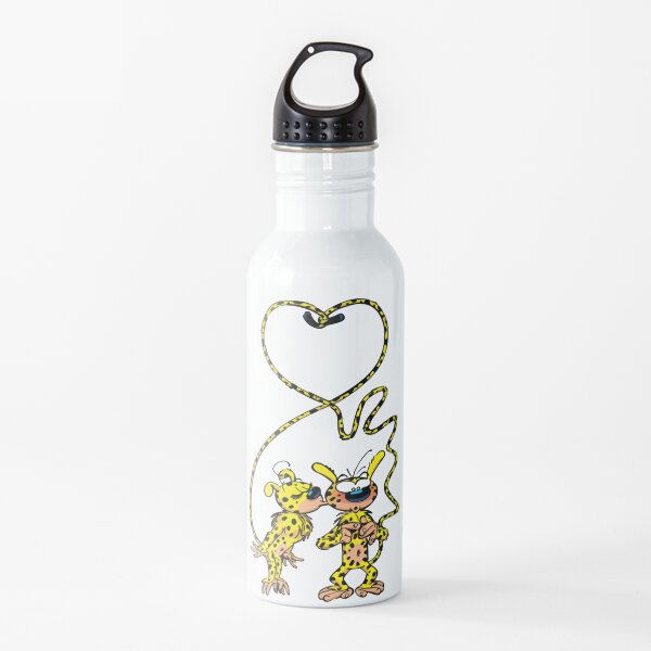 Marsupilami and girl kissing Water Bottle