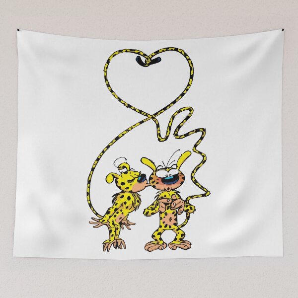Item preview, Marsupilami and girl kissing designed and sold by Hubashop.
