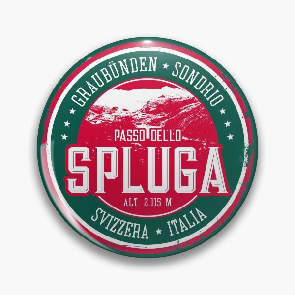 Item preview, Passo dello Spluga Italy - Switzerland T-Shirt + Sticker designed and sold by ROADTROOPER.
