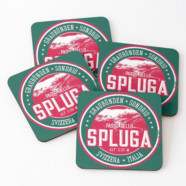 Item preview, Passo dello Spluga Italy - Switzerland T-Shirt + Sticker designed and sold by ROADTROOPER.