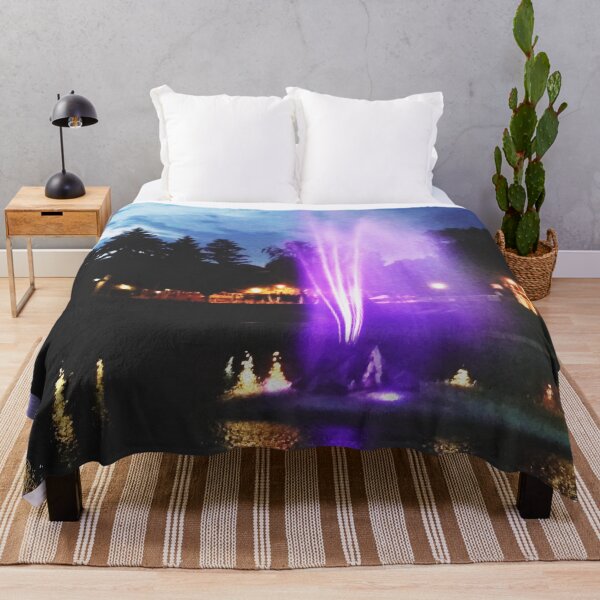 Item preview, Colorful fountain at night designed and sold by helenkaiy.