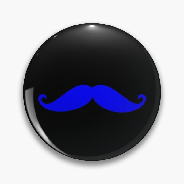 Item preview, Blue moustache (blue represents Men's mental health awareness) designed and sold by Deegital18.