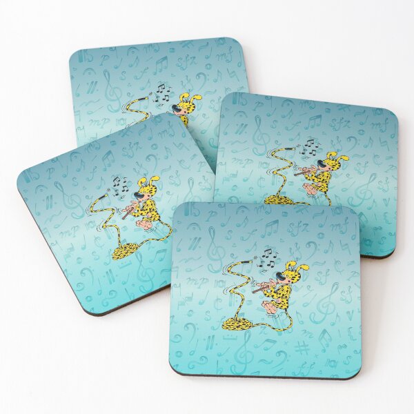Item preview, Marsupilami with flute / Aqua design designed and sold by Hubashop.