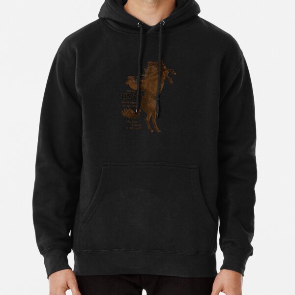 Vintage Wyoming Cowboys Hoodie - 1940s Classic Cowboy Art