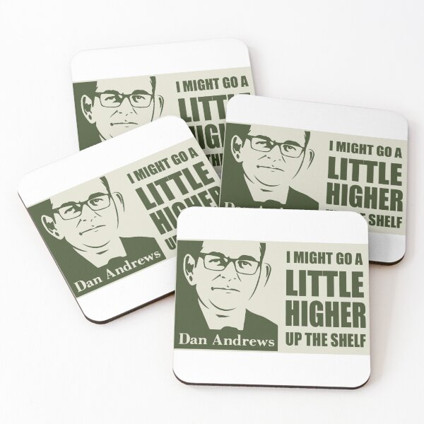 Dan Andrews - Top Shelf Coasters (Set of 4)