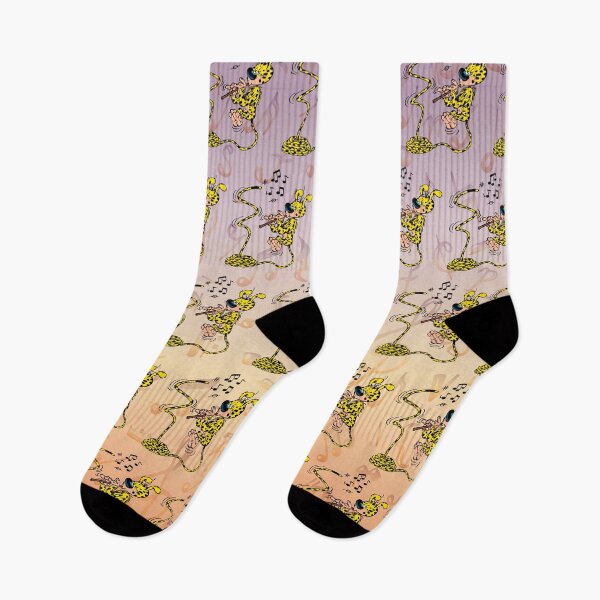 Item preview, Marsupilami with flute / Orange design designed and sold by Hubashop.