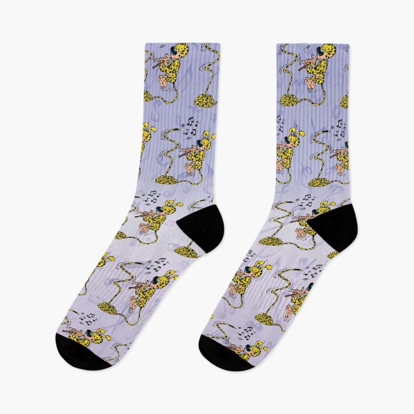 Item preview, Marsupilami with flute / Purple design designed and sold by Hubashop.