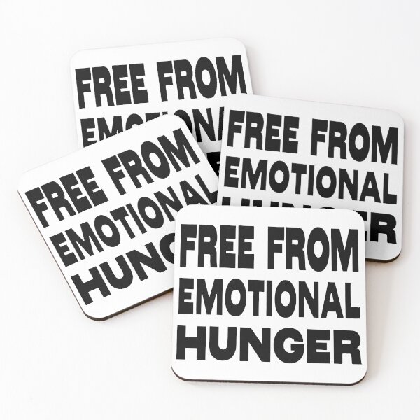 Item preview, FREE FROM  EMOTIONAL  HUNGER - EMOTIONAL SLOGAN designed and sold by Ralek.
