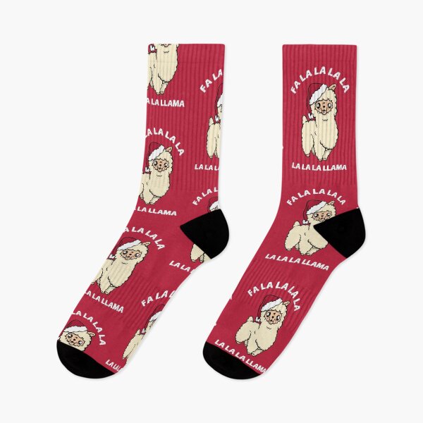 Item preview, FA LA LA LA LA LLAMA - Cute Funny Christmas Llama Design designed and sold by ToruandMidori.