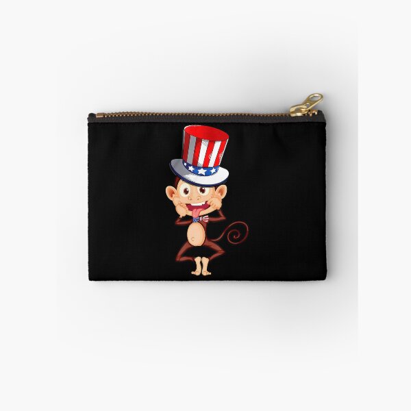 Item preview, Monkey American Flag Hat Patriotic 4th Of July Tshirt Gifts designed and sold by EveElliott.