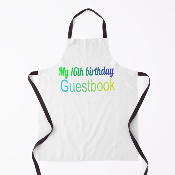 Item preview, Tshirt guest book 16th birthday gift idea party gag tshirt designed and sold by GOOD-TIME.