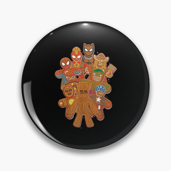 Item preview, Marvel Avengers Gingerbread Cookies Christmas designed and sold by marykmarshall.