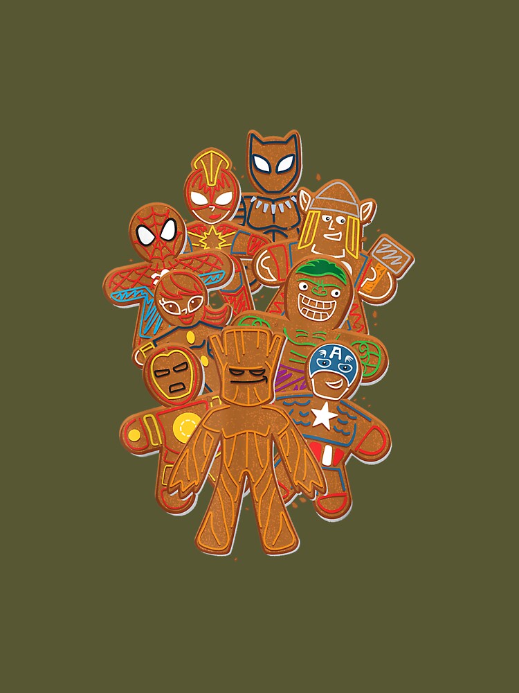 Marvel Avengers Gingerbread Cookies Christmas' Full Color Mug