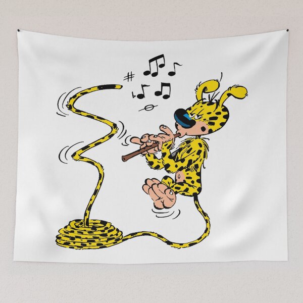 Item preview, Marsupilami with flute designed and sold by Hubashop.