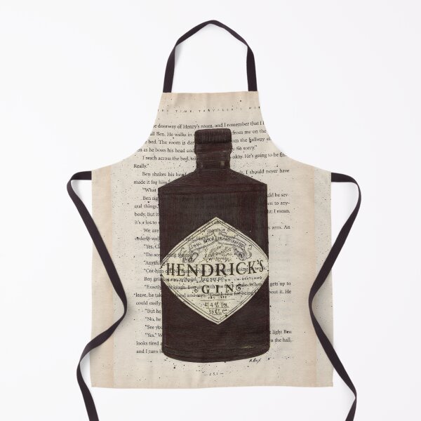 Item preview, Hendrick's Gin Print, Gin Print, Book Page Print, Drawing, Gin Art, Gin Illustration, Illustration, Botanical, Print, Wall Art  designed and sold by R Bex.