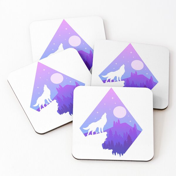 Item preview, Mythic Moon Wolf Art designed and sold by JTS STORE.