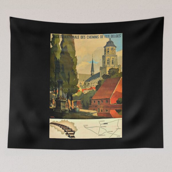Item preview, retro Belge designed and sold by CorasPosters.