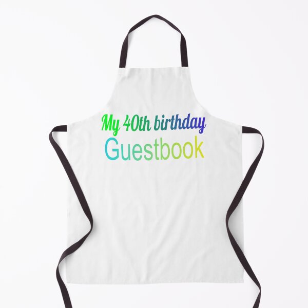 Item preview, Tshirt guest book 40th birthday gift idea party gag tshirt designed and sold by GOOD-TIME.