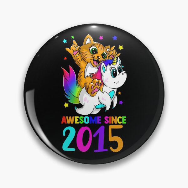 Item preview, Cat on Unicorn Awesome since 2015 designed and sold by mermaidselina.